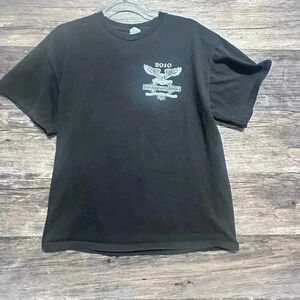 Gettysburg Bike Week 10th Anniversary Biker Mens Short Sleeve Tee